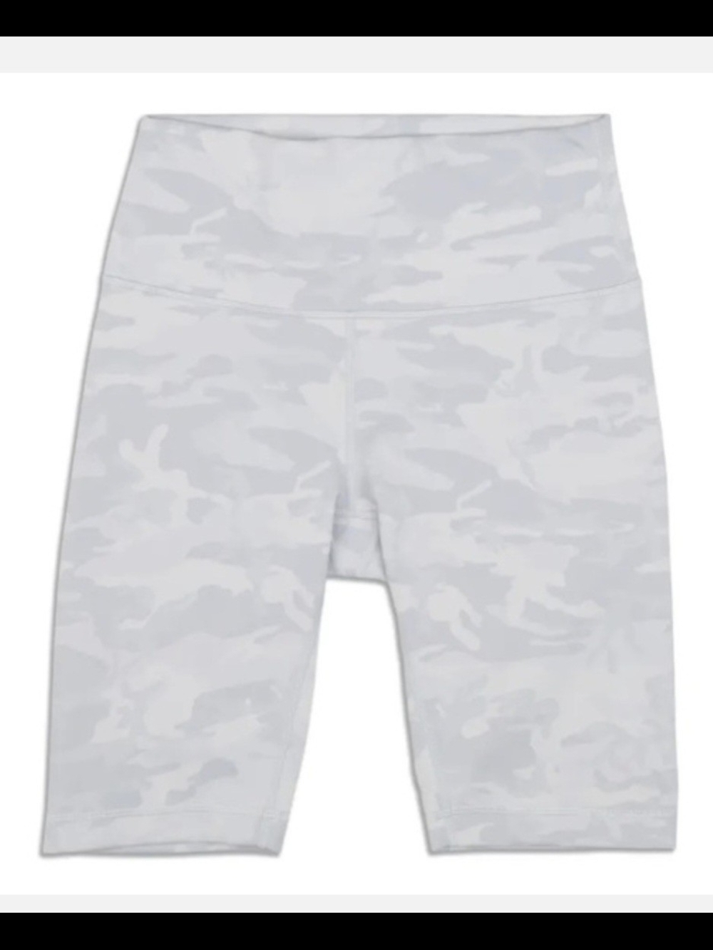 Lululemon Wunder Under High-Rise Short 10" in Incognito Camo Jacquard Alpine Whi